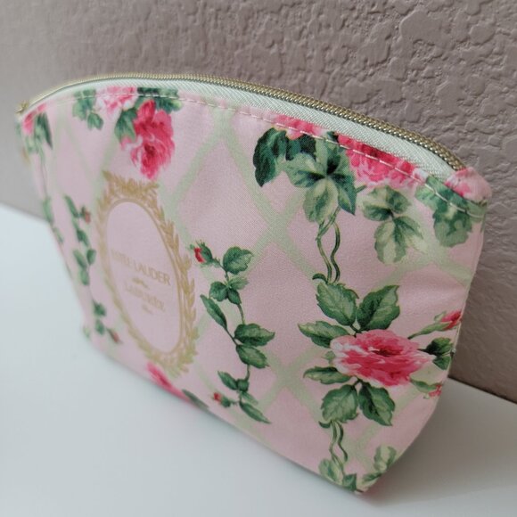 Estée Lauder x Ladurée Paris Floral Cosmetic Bag | Limited Edition | Like New - Picture 9 of 9